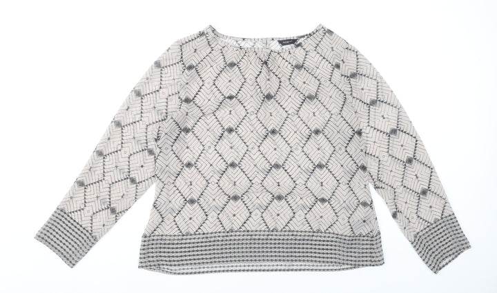 Marks and Spencer Women’s Multicoloured Geometric Blouse UK 16