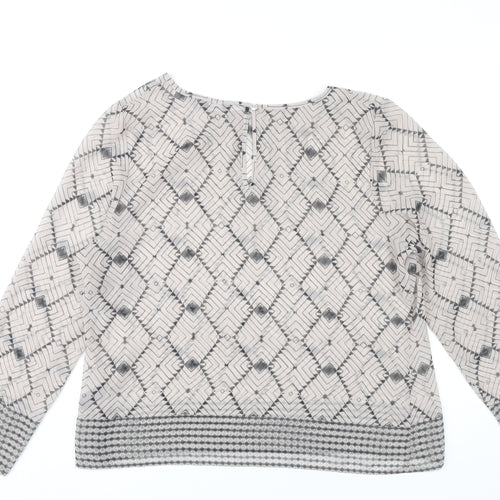 Marks and Spencer Women’s Multicoloured Geometric Blouse UK 16