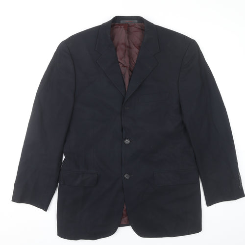 Ted Baker Men's Black 38S Wool Blend Blazer Jacket Classic Wedding