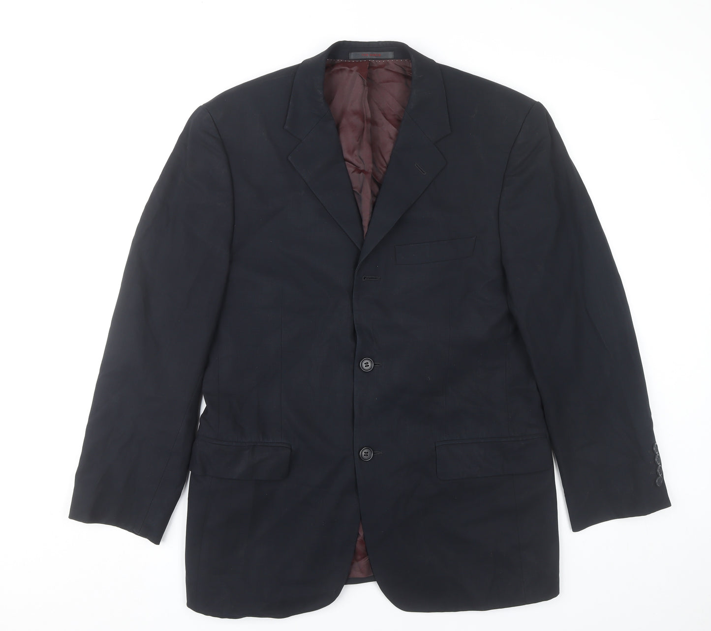 Ted Baker Men's Black 38S Wool Blend Blazer Jacket Classic Wedding