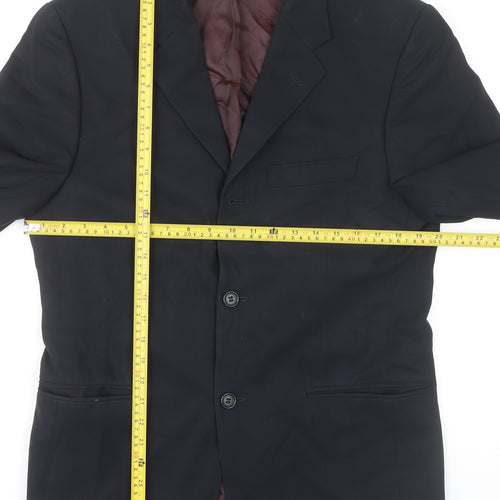 Ted Baker Men's Black 38S Wool Blend Blazer Jacket Classic Wedding