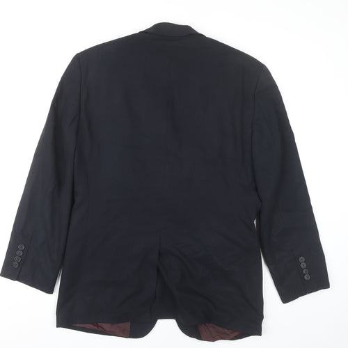 Ted Baker Men's Black 38S Wool Blend Blazer Jacket Classic Wedding