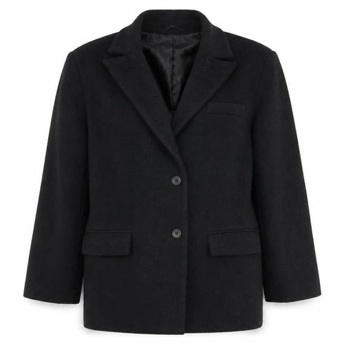 Missguided Womens Black Blazer UK 14 Regular Fit Polyester