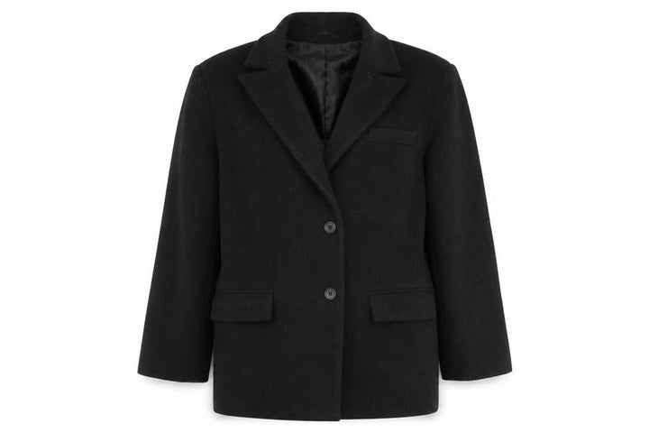 Missguided Womens Black Blazer UK 14 Regular Fit Polyester
