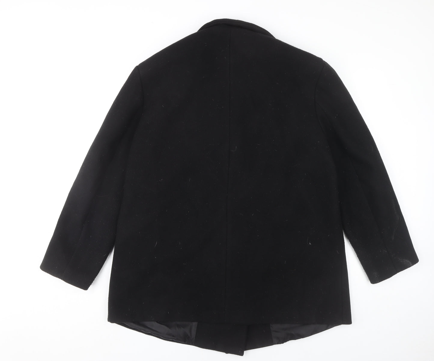 Missguided Womens Black Blazer UK 14 Regular Fit Polyester