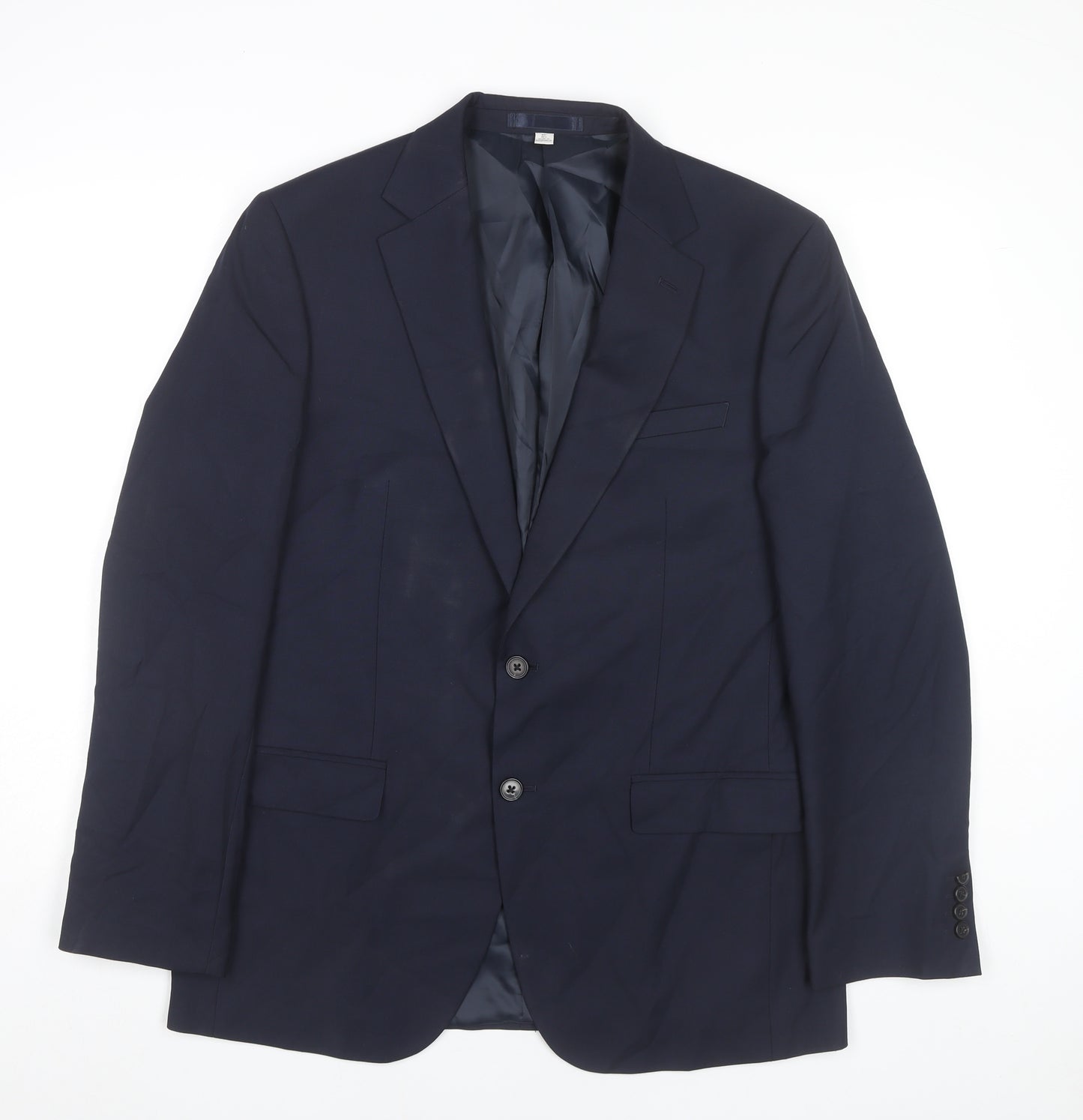 Marks and Spencer Men’s Blue Blazer Jacket 40 Chest L Regular Fit