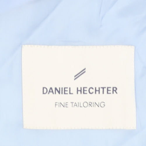 Daniel Hechter Men’s Grey Wool Blend Suit Jacket 40R Regular Fit