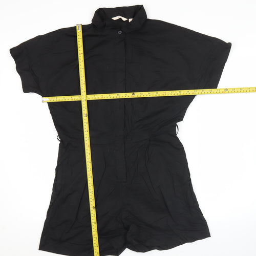 Uniqlo Women’s Black XS Collared Short Sleeve Playsuit