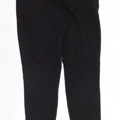 ASOS Women’s Black Size 12 Regular Fit Straight Leg Trousers