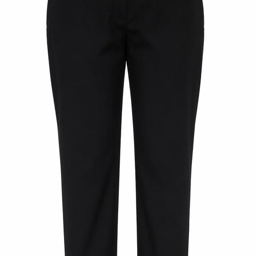 ASOS Women’s Black Size 12 Regular Fit Straight Leg Trousers