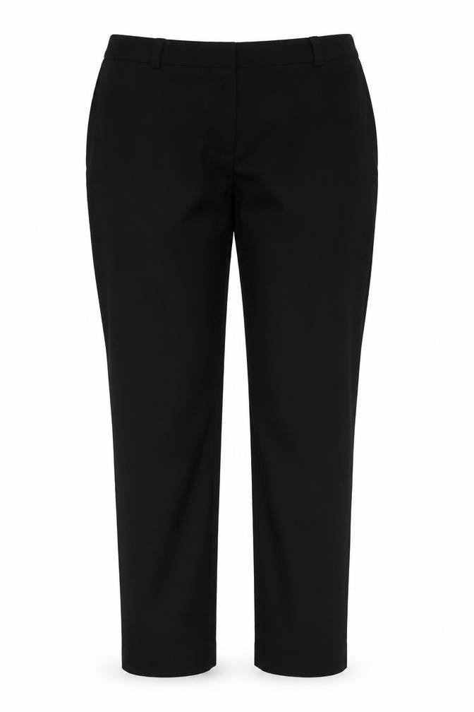 ASOS Women’s Black Size 12 Regular Fit Straight Leg Trousers