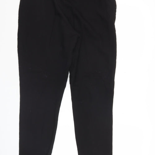 ASOS Women’s Black Size 12 Regular Fit Straight Leg Trousers