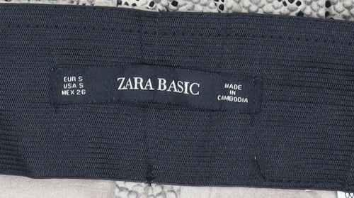 Zara Basic Women’s Beige Snake Print Leggings Size S Slim Fit
