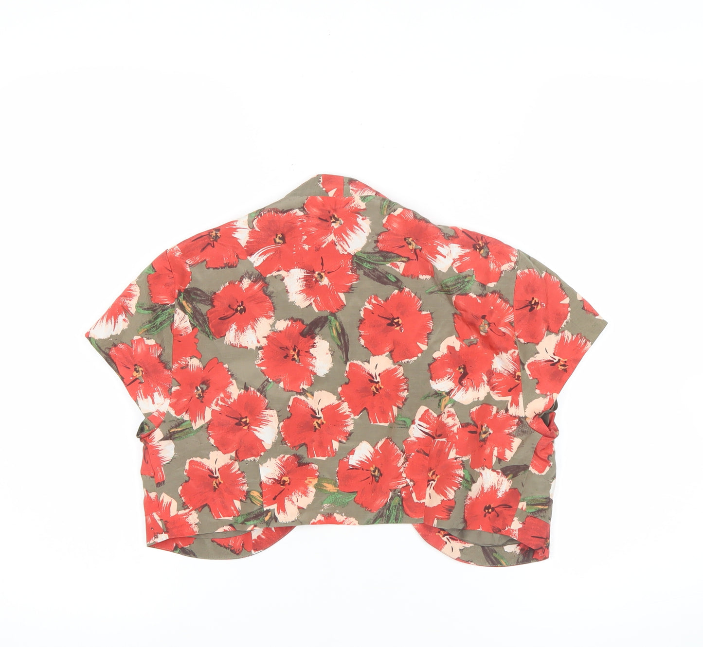 Laura Ashley Women’s Multicoloured Floral Cropped Bolero Jacket UK 10