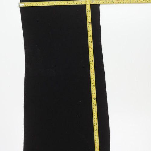ONLY Womens Black Midi Bodycon V-Neck Sleeveless Stretch Dress M