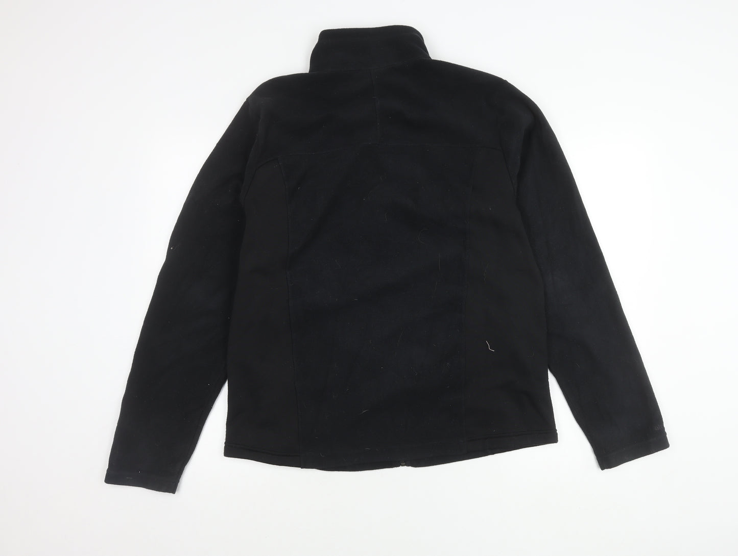 Kathmandu Men’s Black Fleece Jacket M Full Zip Outdoor Hiking