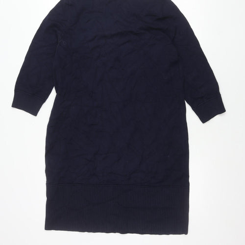 Phase Eight Womens Blue UK 12 Pullover Jumper Crew Neck Knitwear