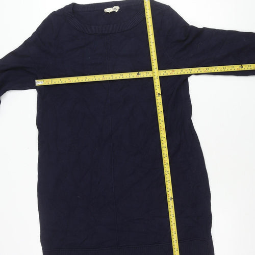 Phase Eight Womens Blue UK 12 Pullover Jumper Crew Neck Knitwear