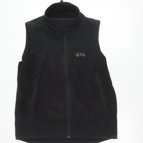 North Ridge Men’s Black XL Waistcoat Bodywarmer Outdoor Fleece Vest