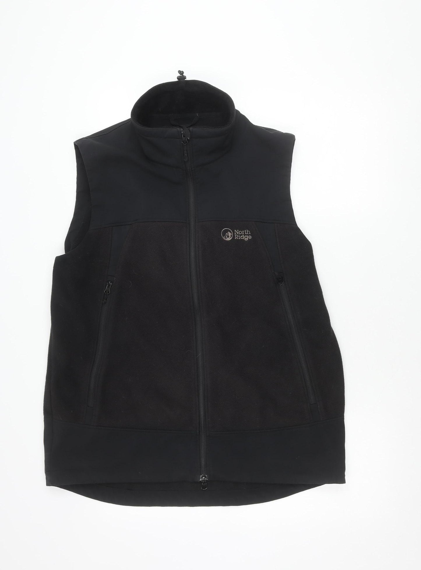 North Ridge Men’s Black XL Waistcoat Bodywarmer Outdoor Fleece Vest