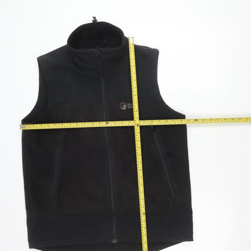 North Ridge Men’s Black XL Waistcoat Bodywarmer Outdoor Fleece Vest