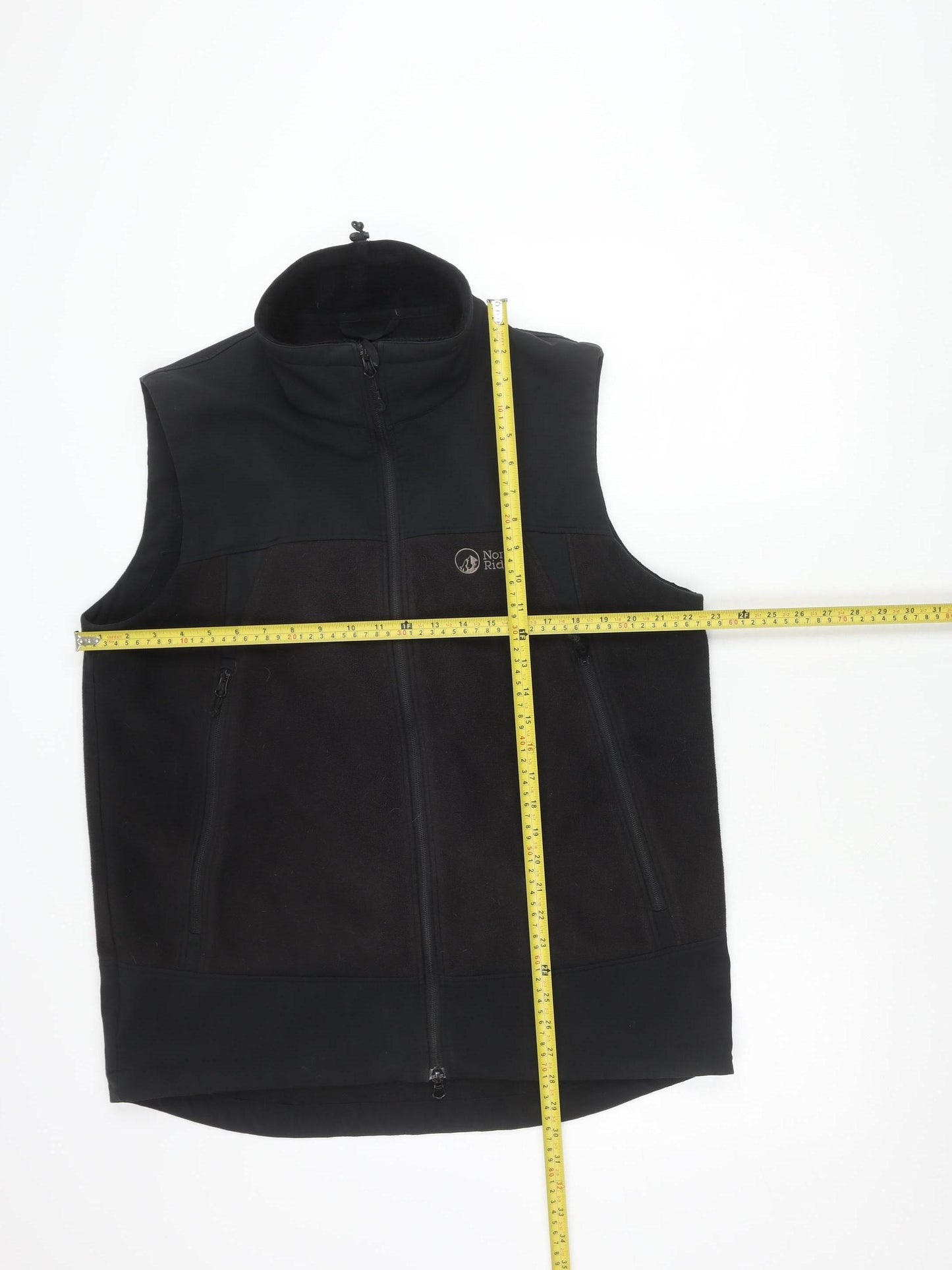 North Ridge Men’s Black XL Waistcoat Bodywarmer Outdoor Fleece Vest
