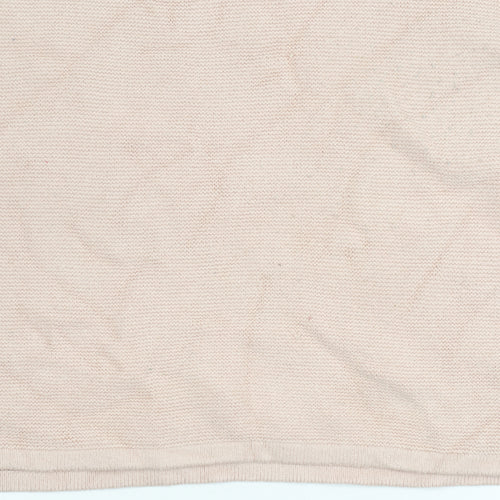 Marla Wynne Women’s Beige Mock Neck Pullover Jumper Size M