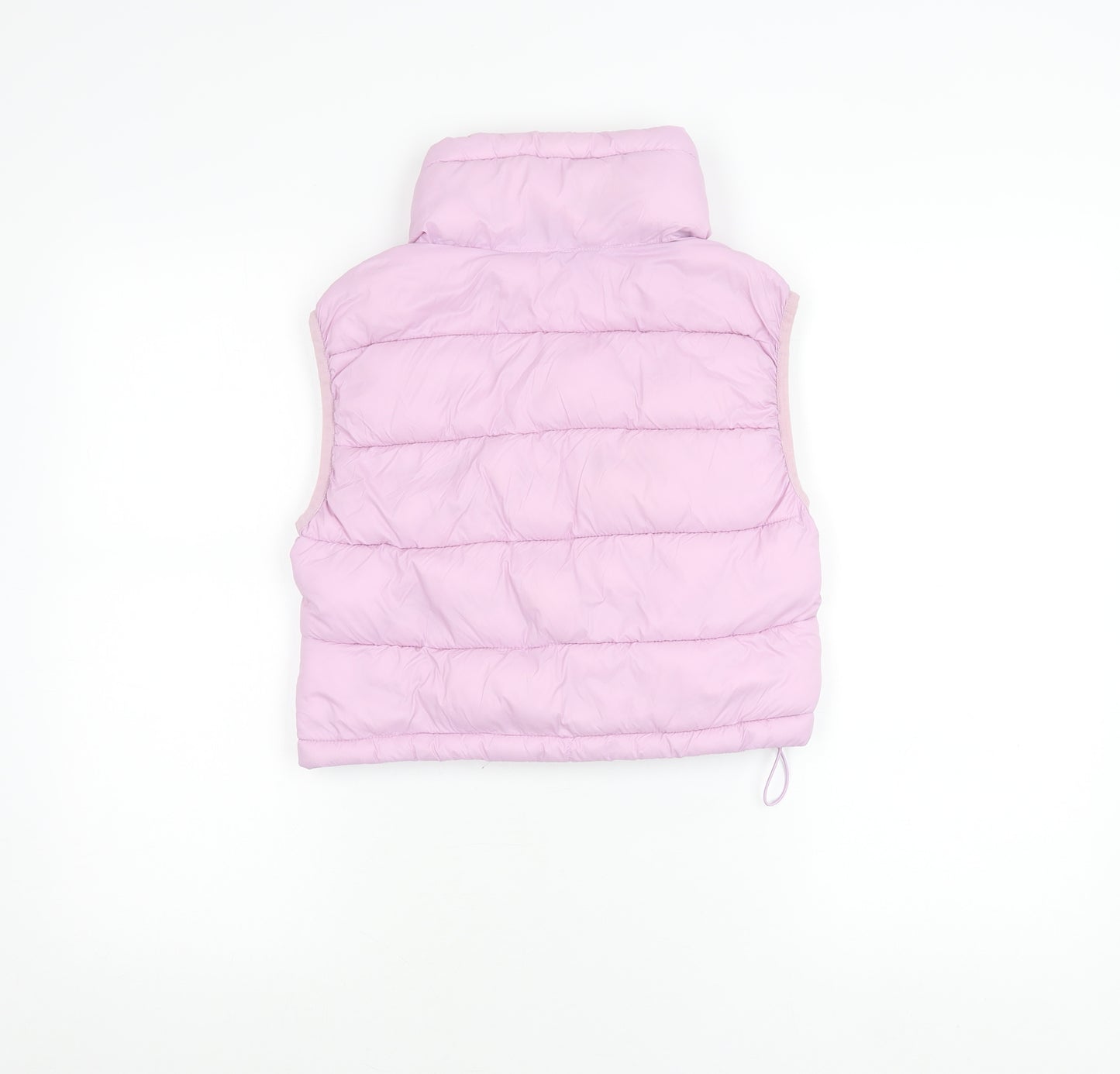 Zara Women’s Pink Quilted Puffer Waistcoat S Sleeveless Jacket