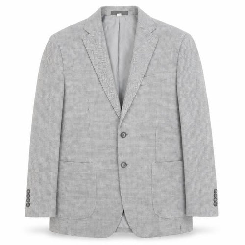 Marks and Spencer Men’s Grey Check Blazer Jacket 40 Chest Regular