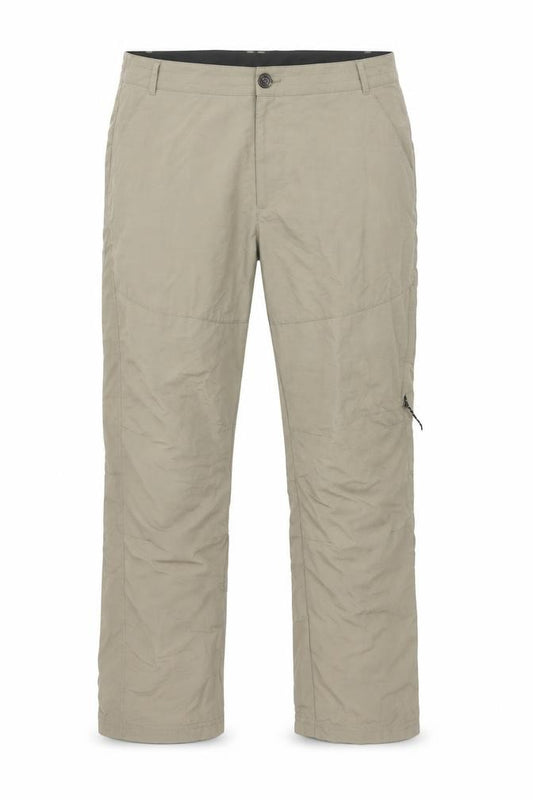 Front view of TOG24 men’s beige walking trousers, size 16, hiking outdoor