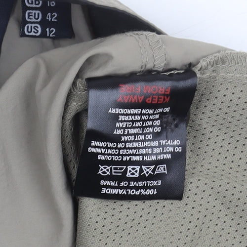 Tog Twenty Four Mens Beige Walking Trousers Size 16 Hiking Outdoor