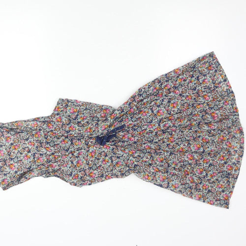 Warehouse Women’s Multicoloured Floral A-Line Dress Size 10