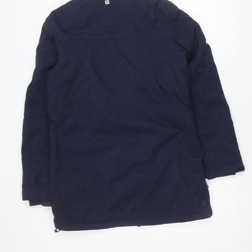 Mountain Warehouse Womens Blue Long Parka Coat UK 10 Waterproof Winter