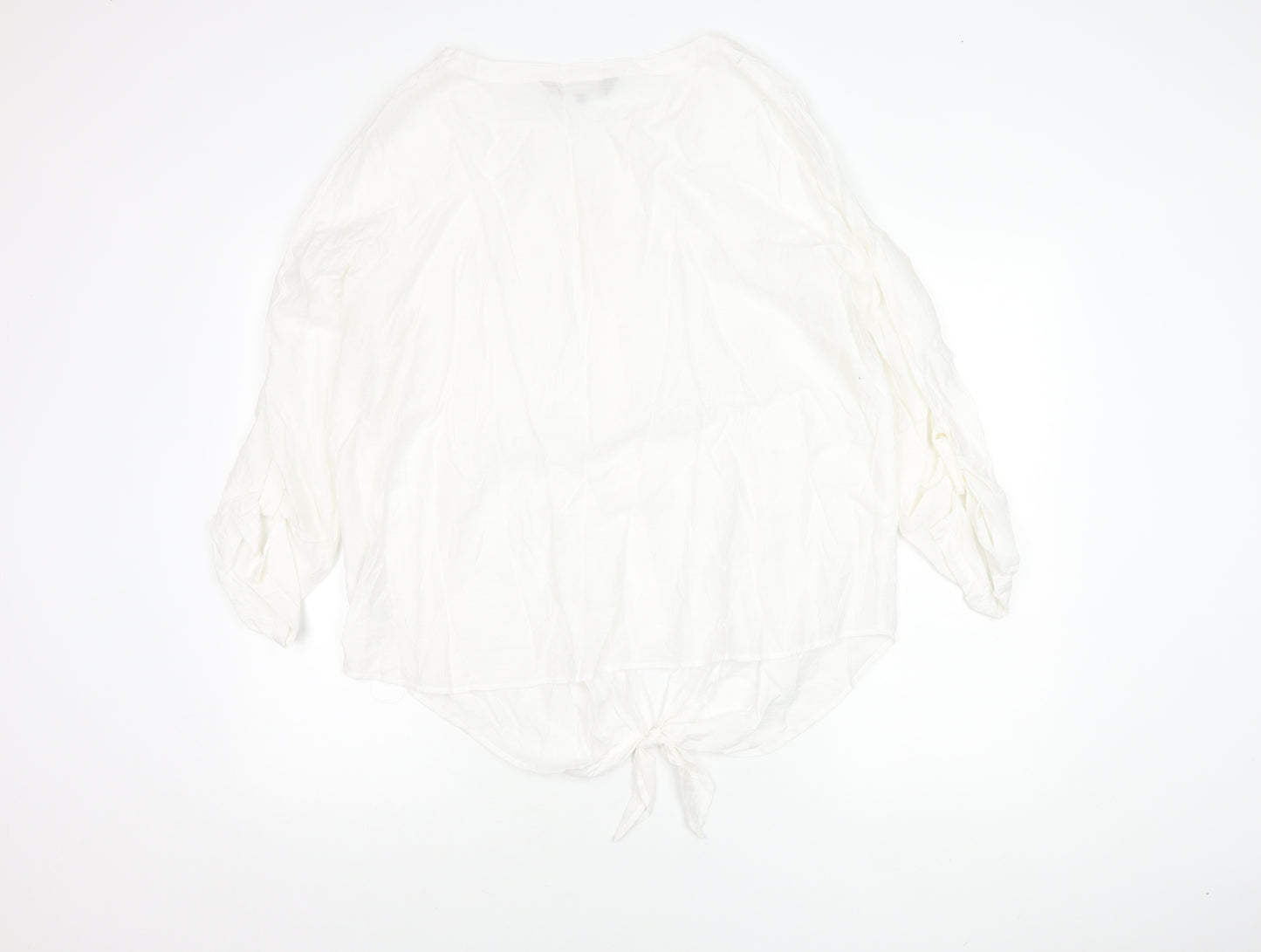 Principles by Ben de Lisi Women’s White Size 20 Button-Up Tunic Blouse