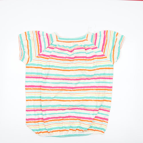 M&Co Women’s Multicoloured Striped Cotton T-Shirt UK16
