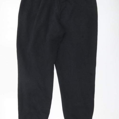 Puma Men’s Black Jogger Sweatpants M Regular Fit Logo Sportswear