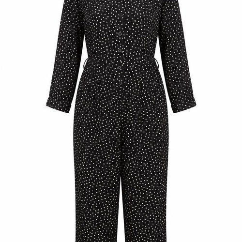AX Paris Women’s Black White Polka Dot Jumpsuit Size 8