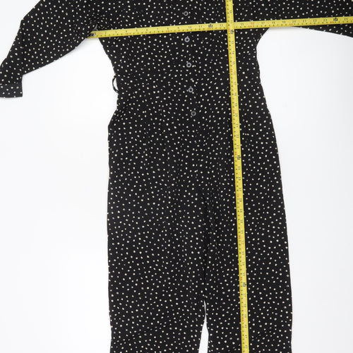AX Paris Women’s Black White Polka Dot Jumpsuit Size 8