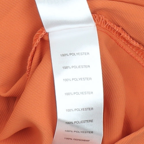 Apricot Women’s Orange Wrap Blouse UK 12 Long Sleeve Tie Front