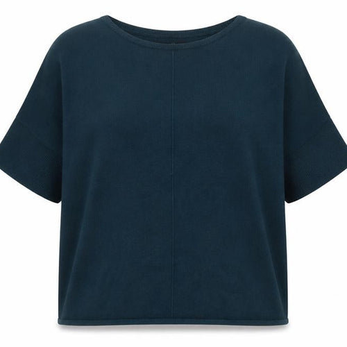 Dorothy Perkins Women Blue Size 16 Pullover Jumper Short Sleeve Knit