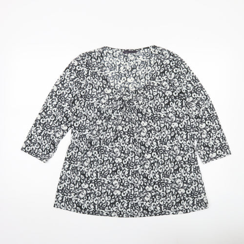Marks and Spencer Womens Multicoloured Floral Blouse UK 14