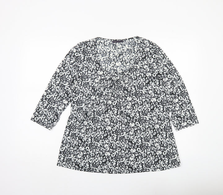 Marks and Spencer Womens Multicoloured Floral Blouse UK 14