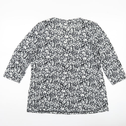 Marks and Spencer Womens Multicoloured Floral Blouse UK 14