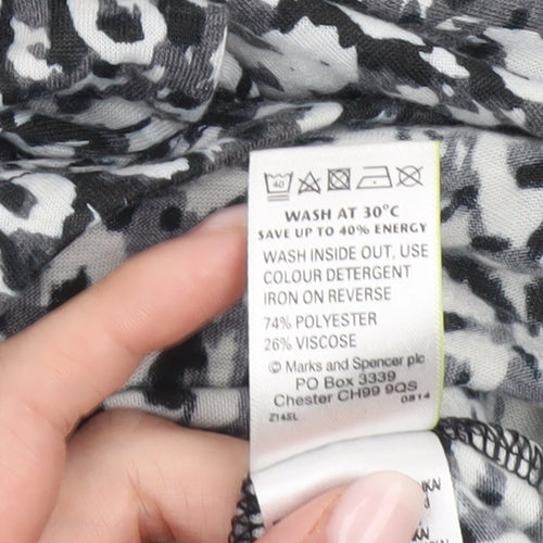 Marks and Spencer Womens Multicoloured Floral Blouse UK 14