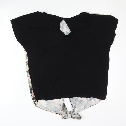 Warehouse Womens Multicoloured Floral Tunic Blouse Size 12