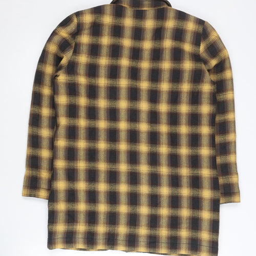 Loft The Original Womens Yellow Check Blazer Jacket M