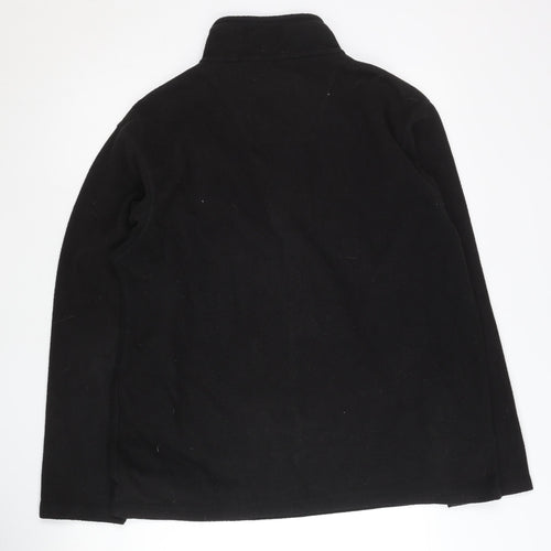 Regatta Mens Black XL Fleece 1/4 Zip Pullover Sweatshirt Outdoor