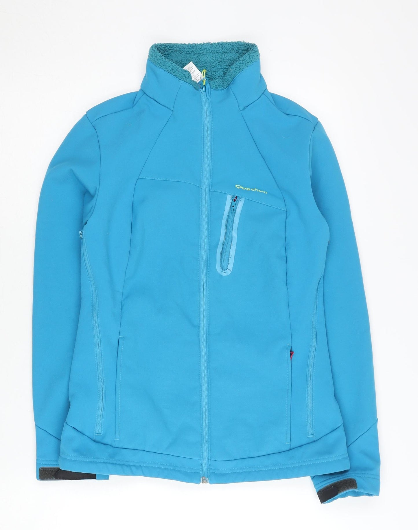 Quechua Womens Blue XS Softshell Jacket Full Zip Outdoor Coat