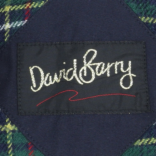 David Barry Women's Blue Size 12 Hooded Parka Coat