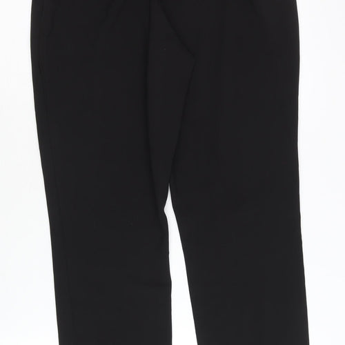 Etam Women’s Black Paperbag Tapered Trousers Size 8